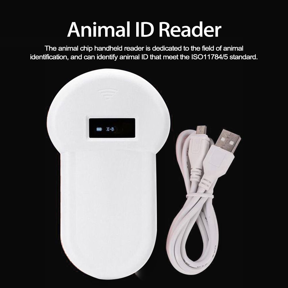 LF 134.2KHz Pocket Reader Handheld Animal Chip Reader