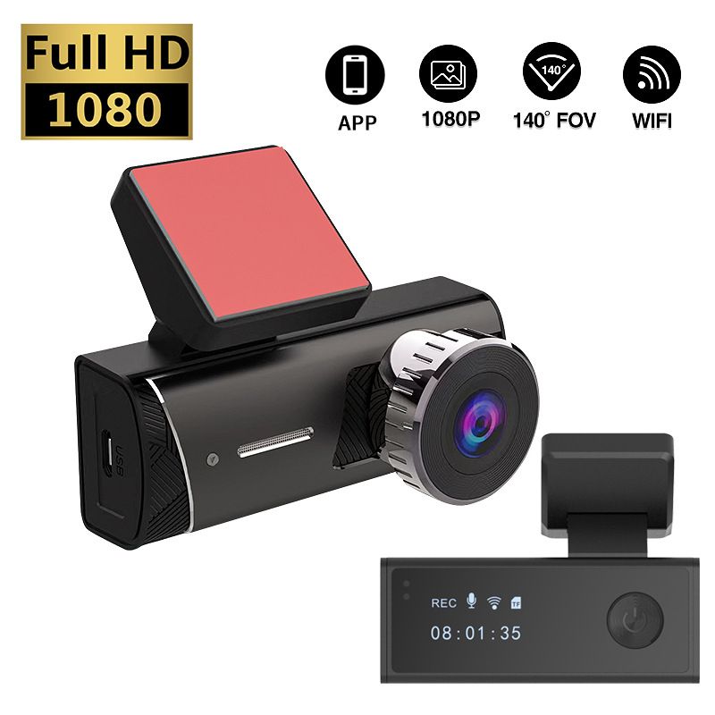 Driving Recorder Car DVR Wifi Mobile Phone Interconnection