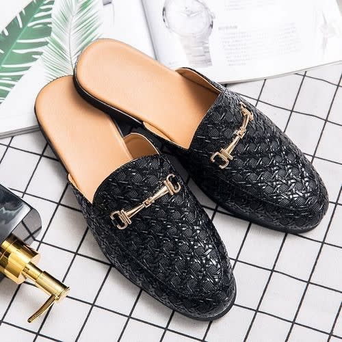 Luxury Men's Casual Leather Half Shoes
