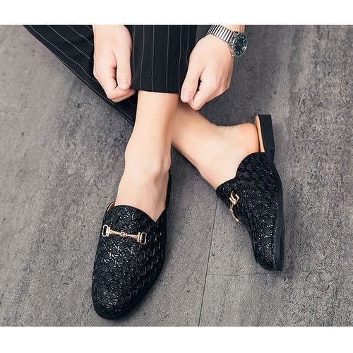 Luxury Men's Casual Leather Half Shoes