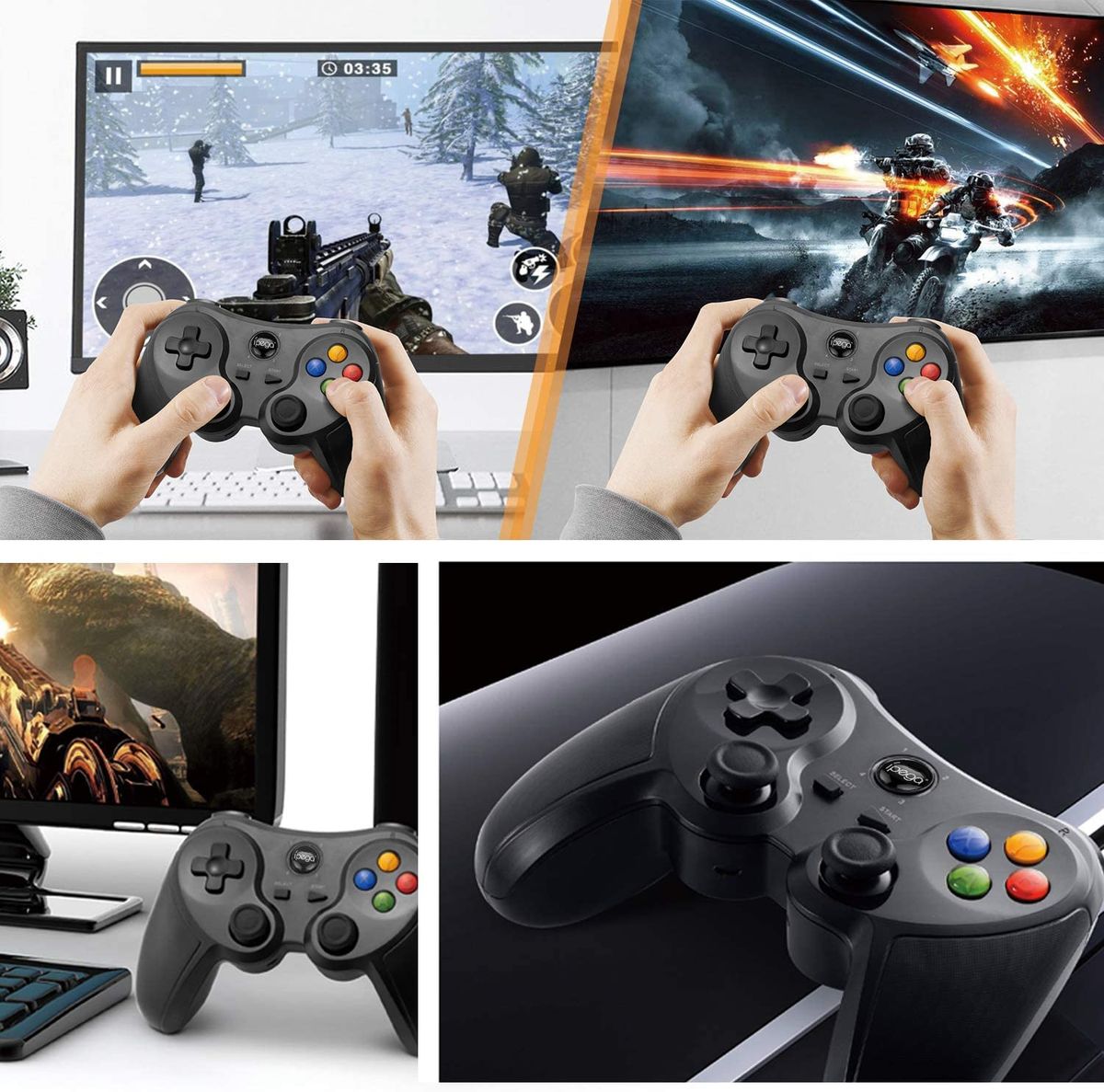 IPEGA Wireless Bluetooth Gamepad Game Controller For IOS Android Mobile Smartphones Tablet