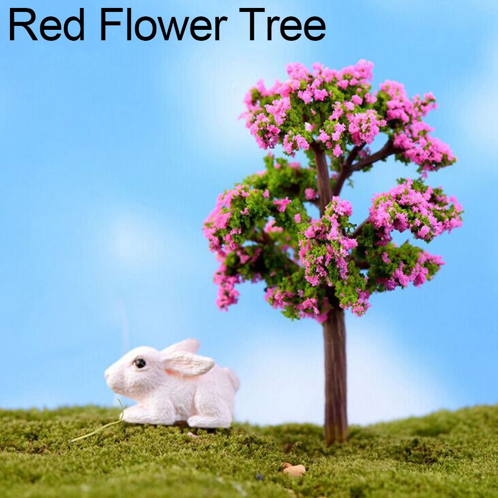 Miniature Tree Fairy Garden Decor Dollhouse Plant Pot-