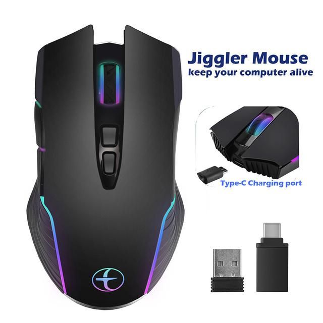 2.4G Wireless Mouse Type-C  for Macbook Laptop Computer Silent Click Mice