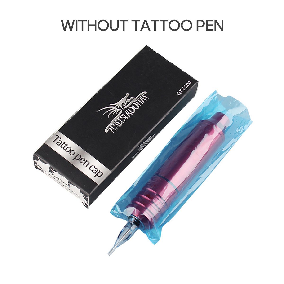 200Pcs/box Disposable Tattoo Machine Bag Tattoo Pen Cover