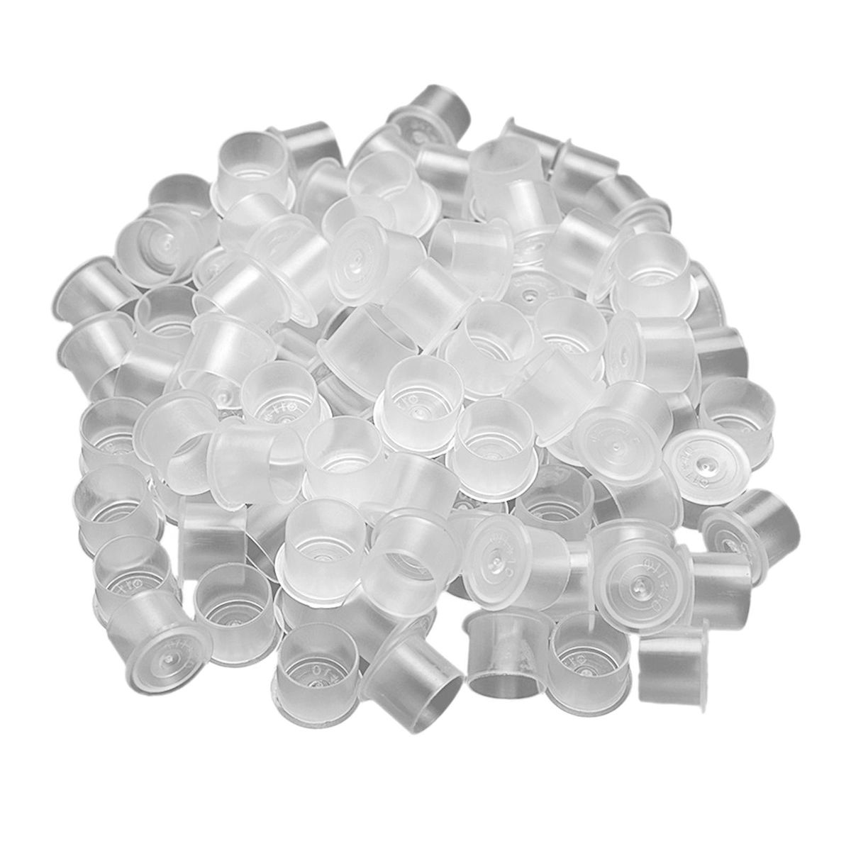 Plastic Tattoo Ink Cups Caps Free Standing  S 100pcs