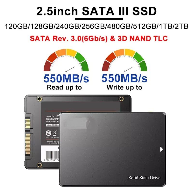 SATA III 512GB TLC SSD Solid State Drive For Computers