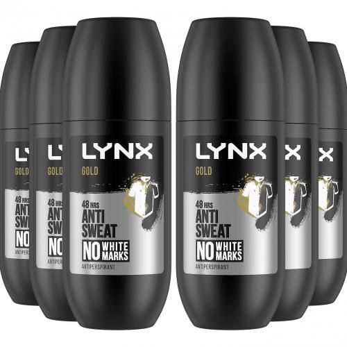 Gold 48-Hour Anti-Perspirant Deodorant Roll-On 100ml X 6