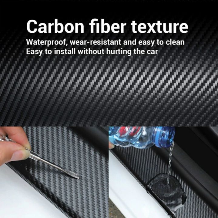 3D Carbon Fiber Car/Door Frame Anti Scratch Sticker