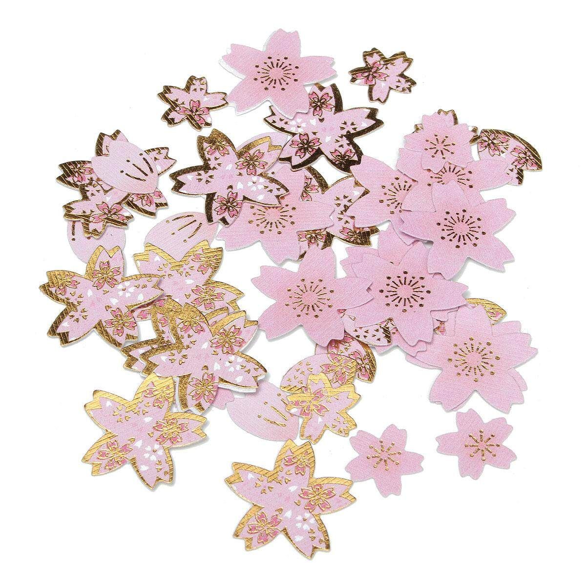 Cute Plum Flower Cherry Blossoms Diary Stickers DIY Scrapbooking Paper Wedding Hand Account Notebook Album Photo Art Decoration Cherry Blossom (sharp Corner)