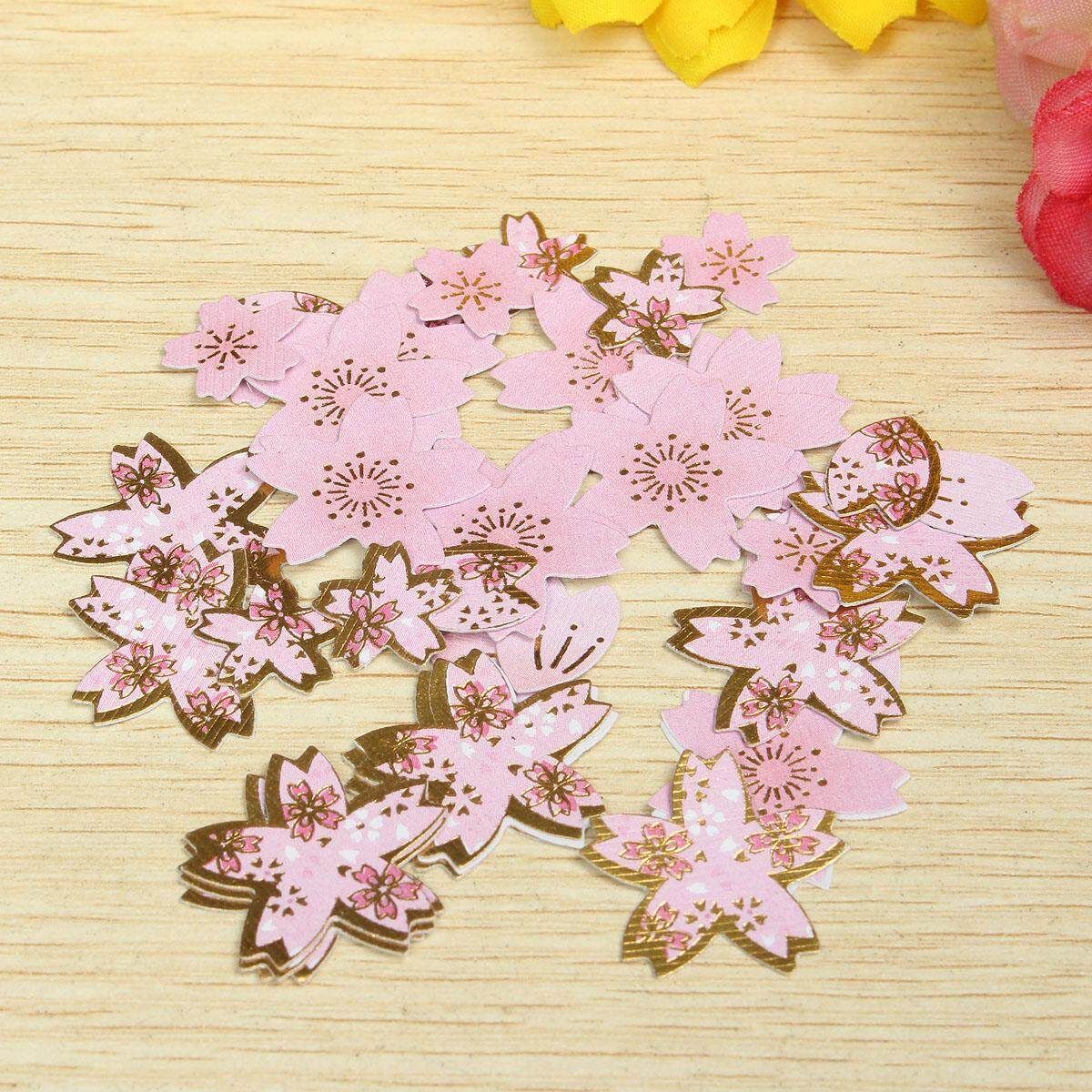 Cute Plum Flower Cherry Blossoms Diary Stickers DIY Scrapbooking Paper Wedding Hand Account Notebook Album Photo Art Decoration Cherry Blossom (sharp Corner)