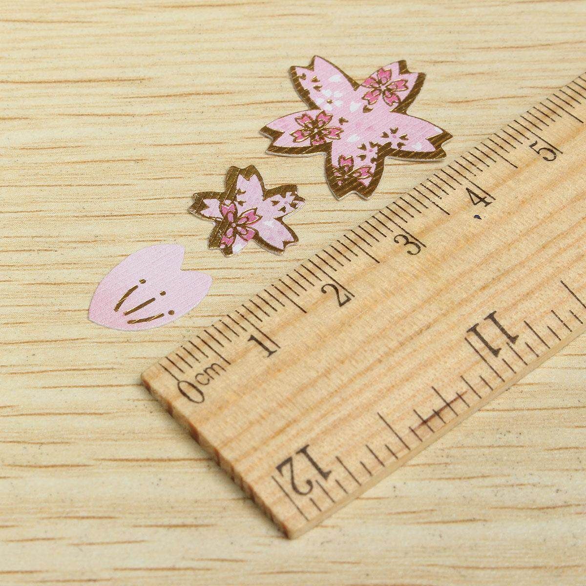 Cute Plum Flower Cherry Blossoms Diary Stickers DIY Scrapbooking Paper Wedding Hand Account Notebook Album Photo Art Decoration Cherry Blossom (sharp Corner)