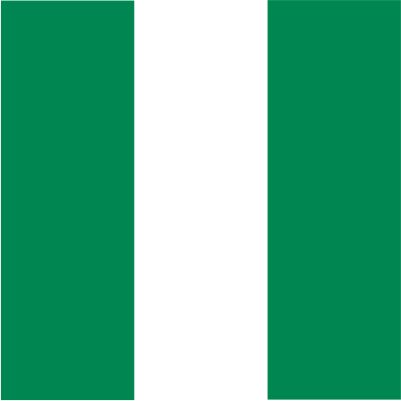 Nigerian Outdoor Polyester Flag, 5 X 8 Feet