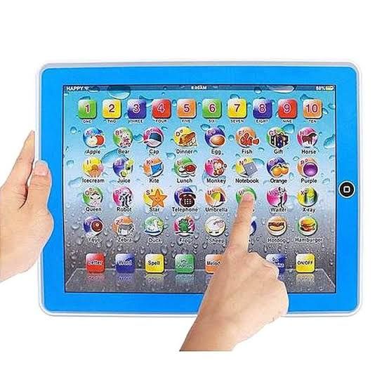 Children Educational Learning Ipad - Black