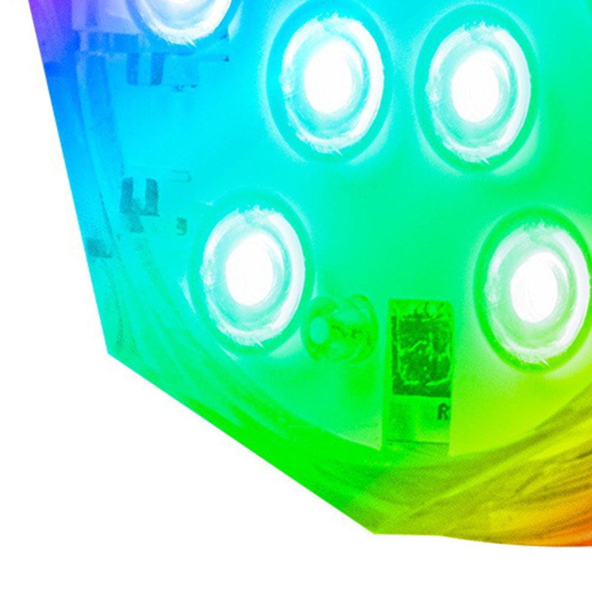 1 Set RGB Submersible Light RGB Color Changing Aquarium Fish Tank LED Lamp White