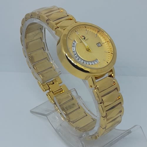Women Gold Plated Wristwatch
