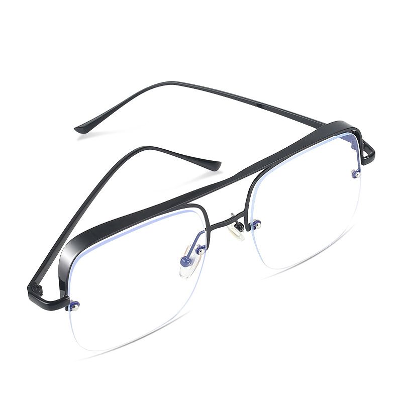 Luxury Unisex Metal Photochromic Anti Blue Light Glasses