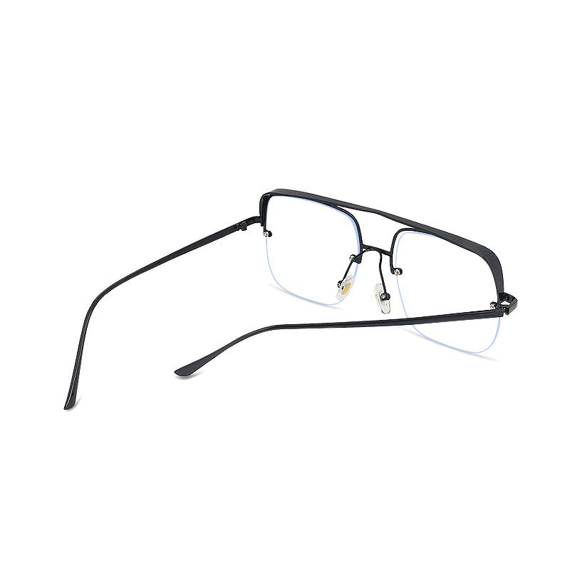 Luxury Unisex Metal Photochromic Anti Blue Light Glasses