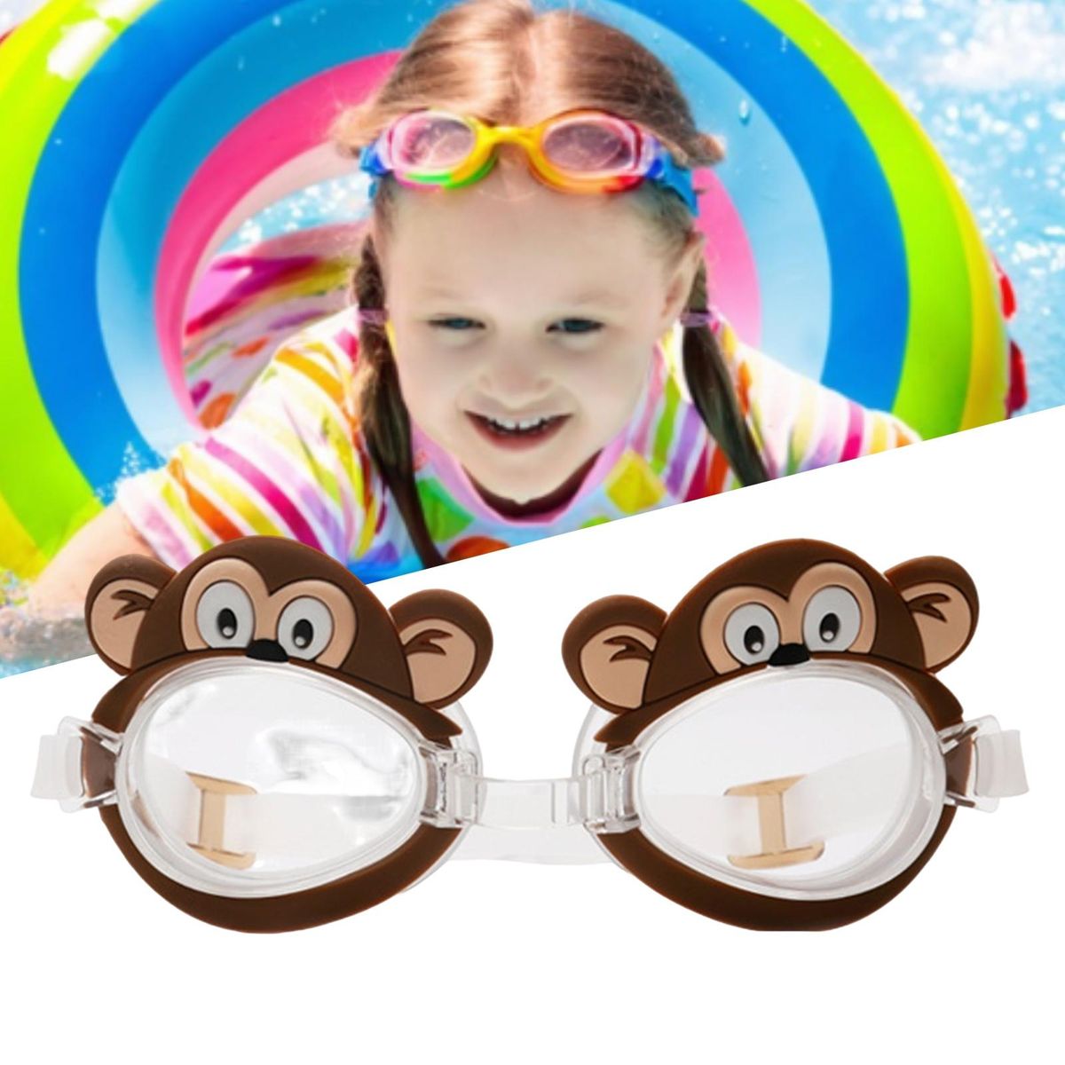 Diving Glasses Cute Cartoon Kids Swim