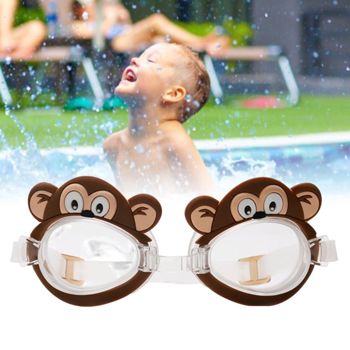Diving Glasses Cute Cartoon Kids Swim