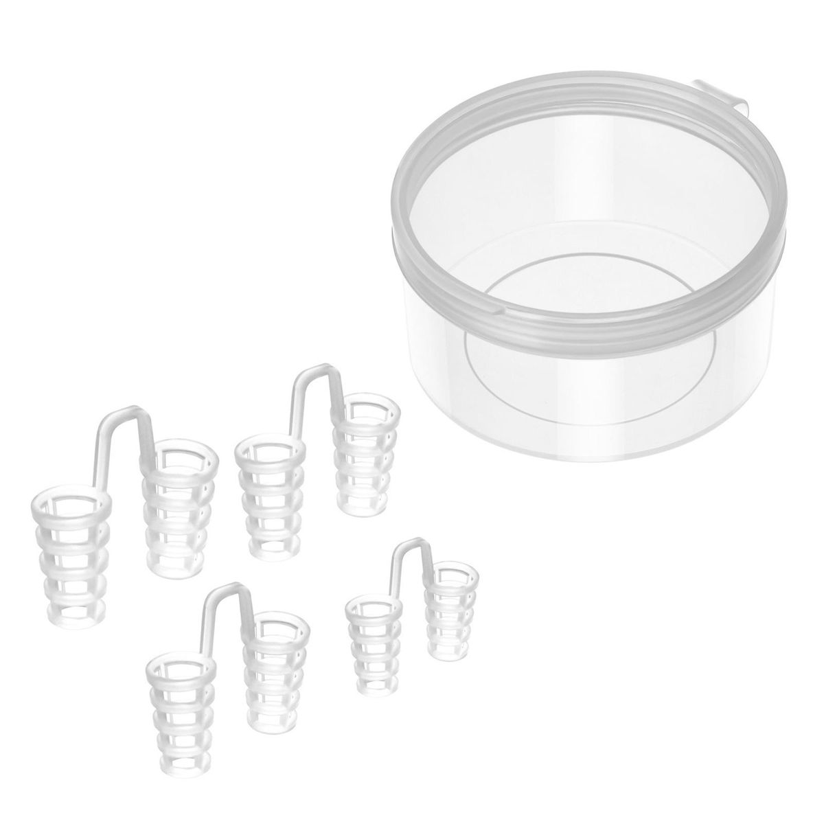 4PCS/Set Anti Snoring Nose Clip Silicone Snoring Solution Device Sleeping Aid Nasal Dilators