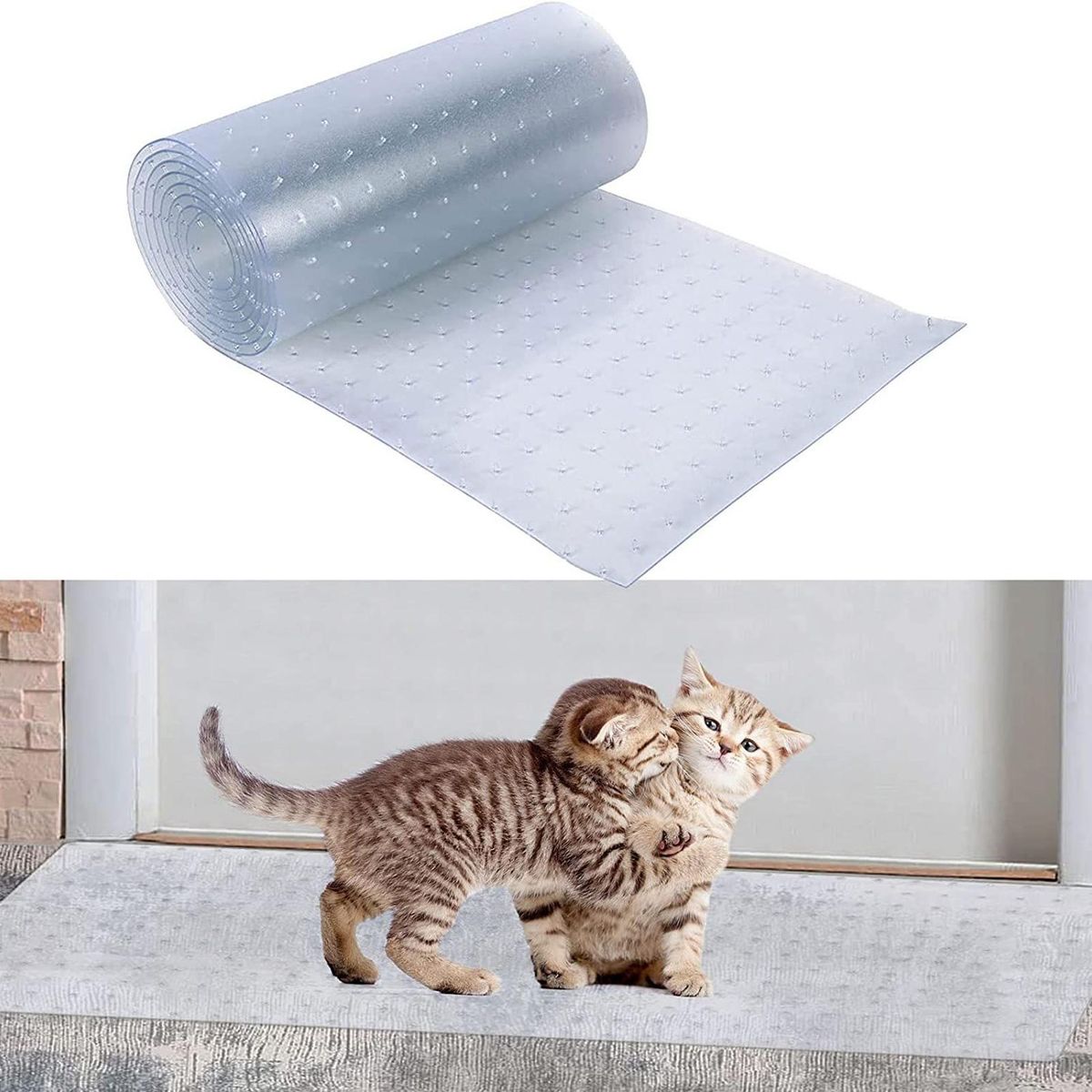 Carpet Protective Cover Heavy-Duty Clear Pet Cat Carpet Protector Cover