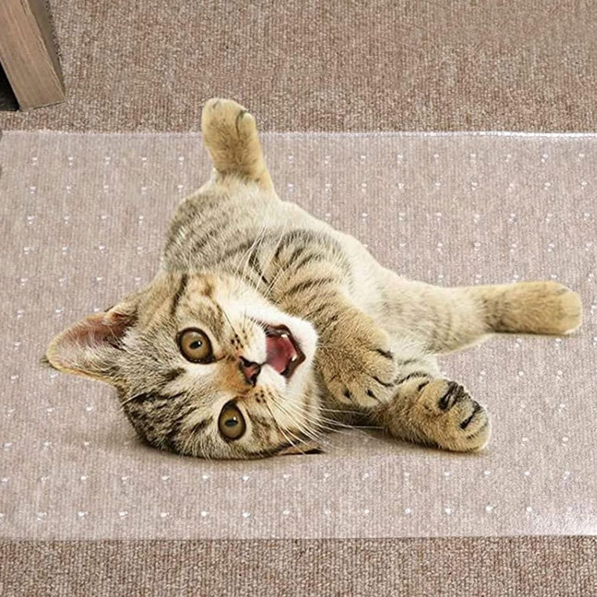 Carpet Protective Cover Heavy-Duty Clear Pet Cat Carpet Protector Cover