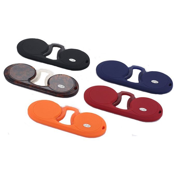 Frameless Presbyopia Gl Es Portable Soft Sili One Nose  Lip Presbyopia Gl Es  Lip Nose Reading Presbyopia Gl Es-Yellow-150°