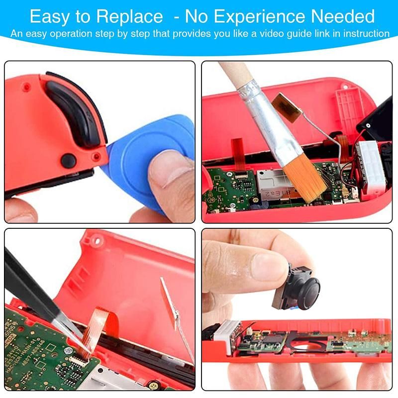 2-Pack for Joycon Joystick Replacement,Analog Thumb Stick Joy Con Repair Kit for Nintendo Switch, with Cross Screwdriver