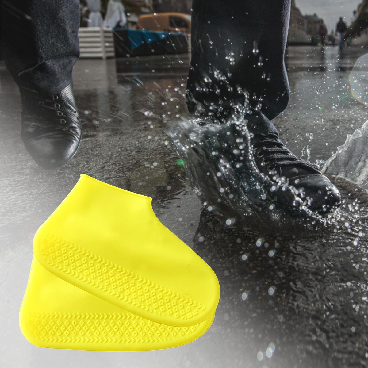Waterproof Silicone Shoe Covers For Rain Travel Rubber