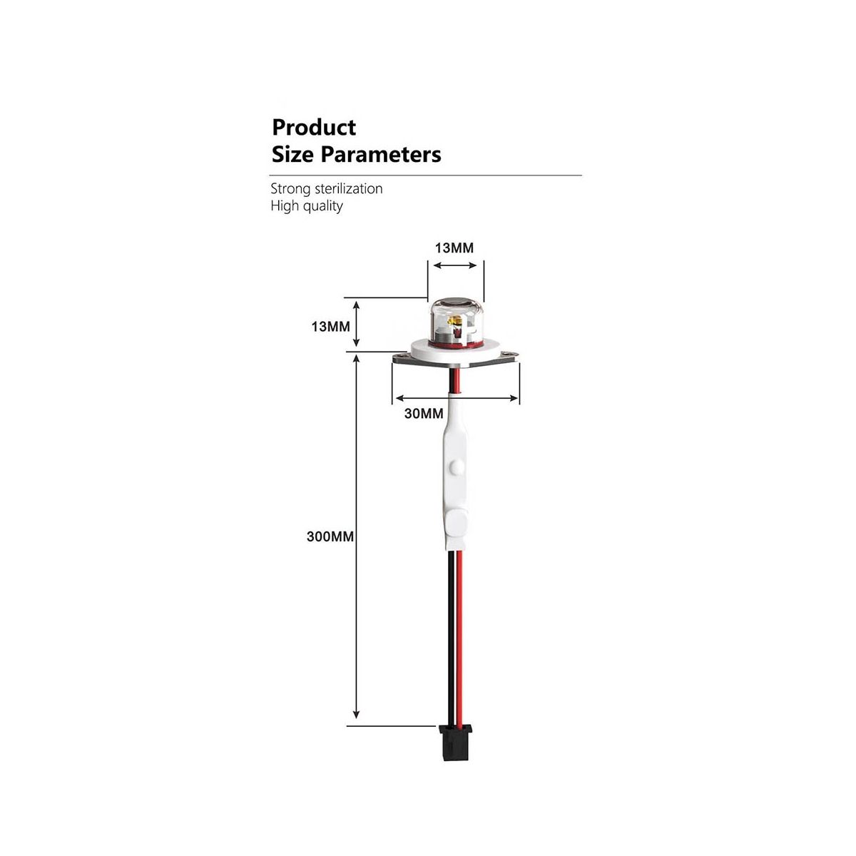 DC12-24V UVC 270-280NM Ultraviolet Water Purifier Sterilization Pet Water Dispenser  LED Disinfection Module