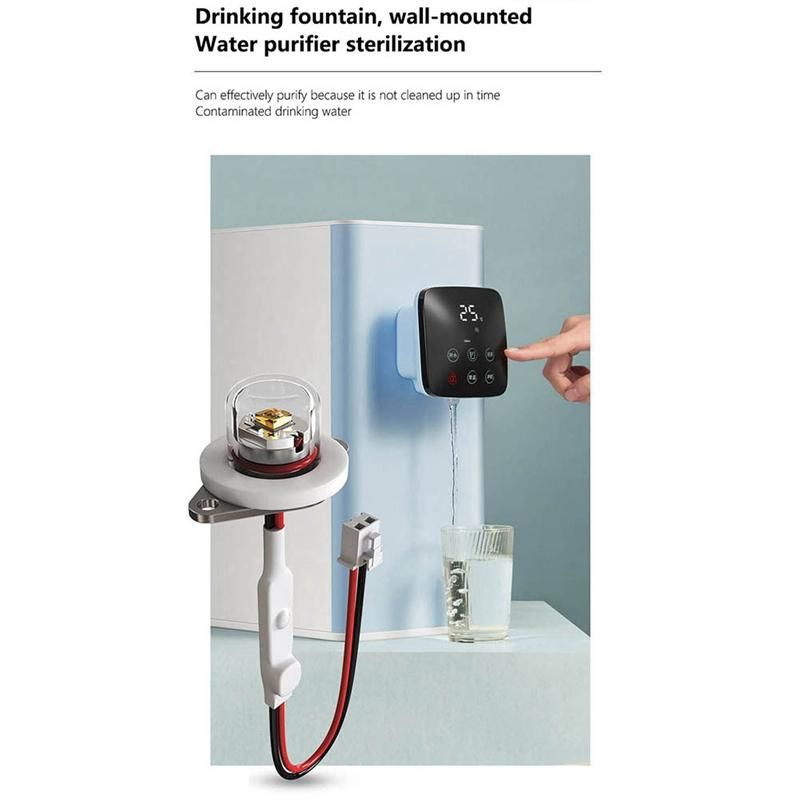 DC12-24V UVC 270-280NM Ultraviolet Water Purifier Sterilization Pet Water Dispenser  LED Disinfection Module