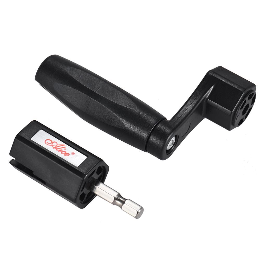 Alice A009CP Multifunctional Guitar String Peg Winder Bridge Pin Puller Electric Screwdriver Drill Bit Guitar Repair Maintenance Tool Luthier Tool