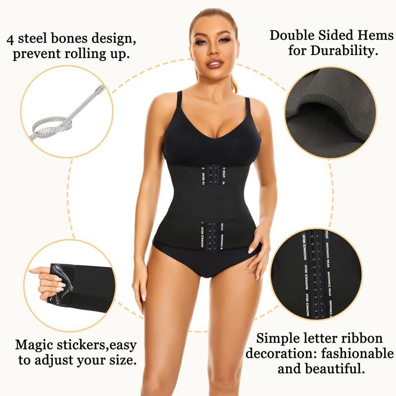 Waist Trainer Belt for Women Firm Waist Support Belt Fitness Weight Loss Belt Waist Strap Slimming Belt Waist Cincher
