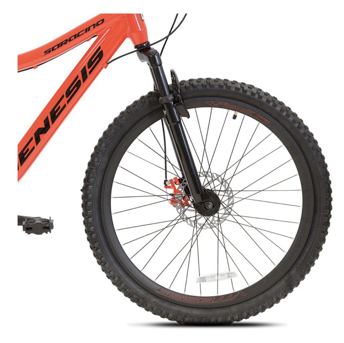 26" Saracino Men's Mountain Bike, Red