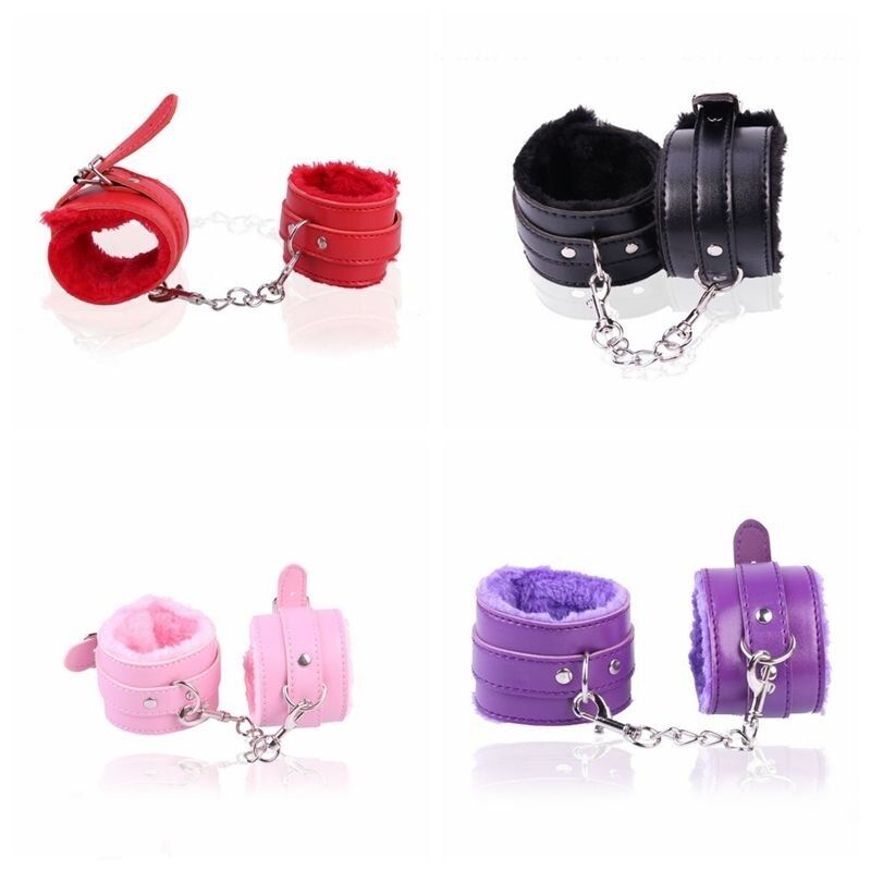 Sexy Furry Fuzzy B Ladies Handcuffs Adult Fun Hen Party Ani