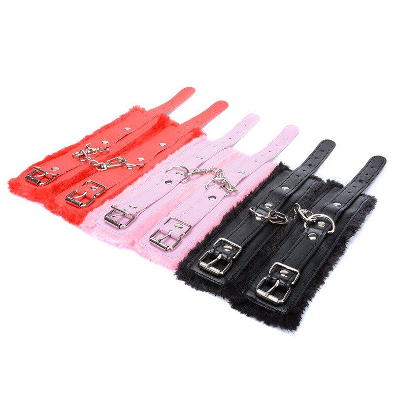 Sexy Furry Fuzzy B Ladies Handcuffs Adult Fun Hen Party Ani