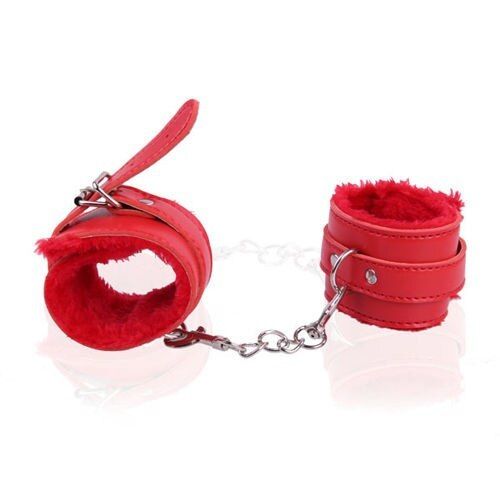 Sexy Furry Fuzzy B Ladies Handcuffs Adult Fun Hen Party Ani