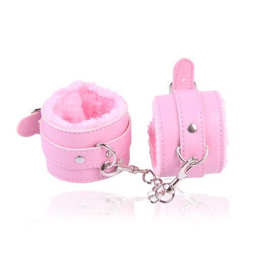 Sexy Furry Fuzzy B Ladies Handcuffs Adult Fun Hen Party Ani