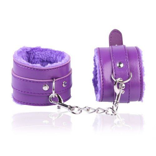 Sexy Furry Fuzzy B Ladies Handcuffs Adult Fun Hen Party Ani