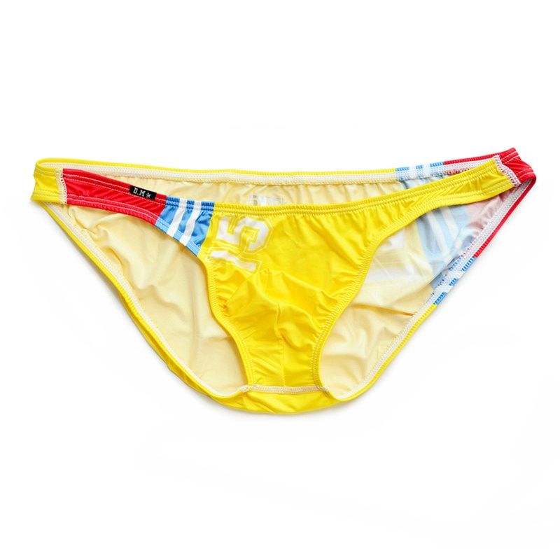 Swimming Trunks Ice Silk Briefs Super Thin Transparent Underwear