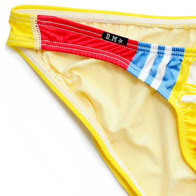 Swimming Trunks Ice Silk Briefs Super Thin Transparent Underwear