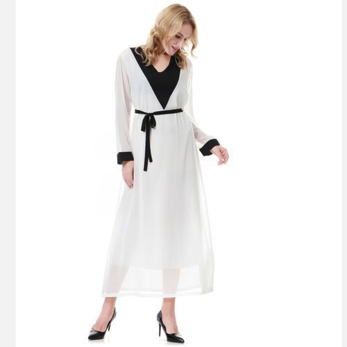 Women's Robe Dress-White