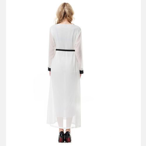 Women's Robe Dress-White