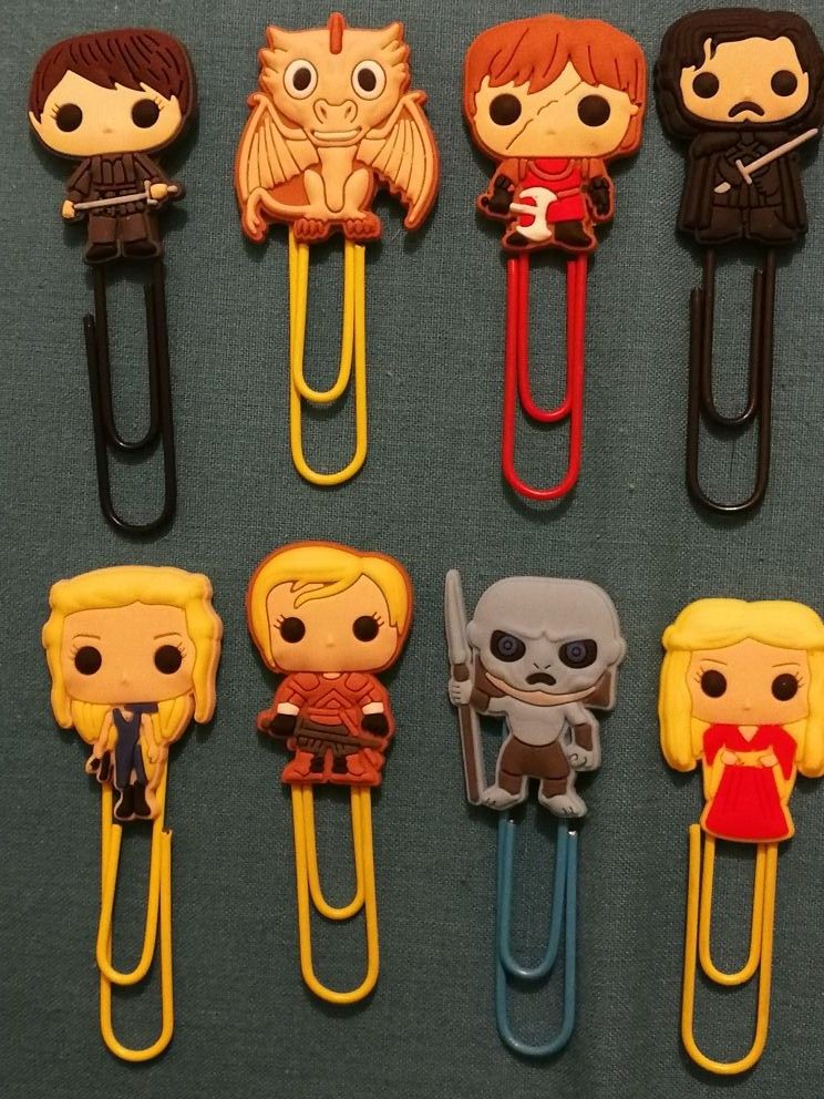 25pcs Game Of Thrones Bookmarks For Books Mini Figures Book