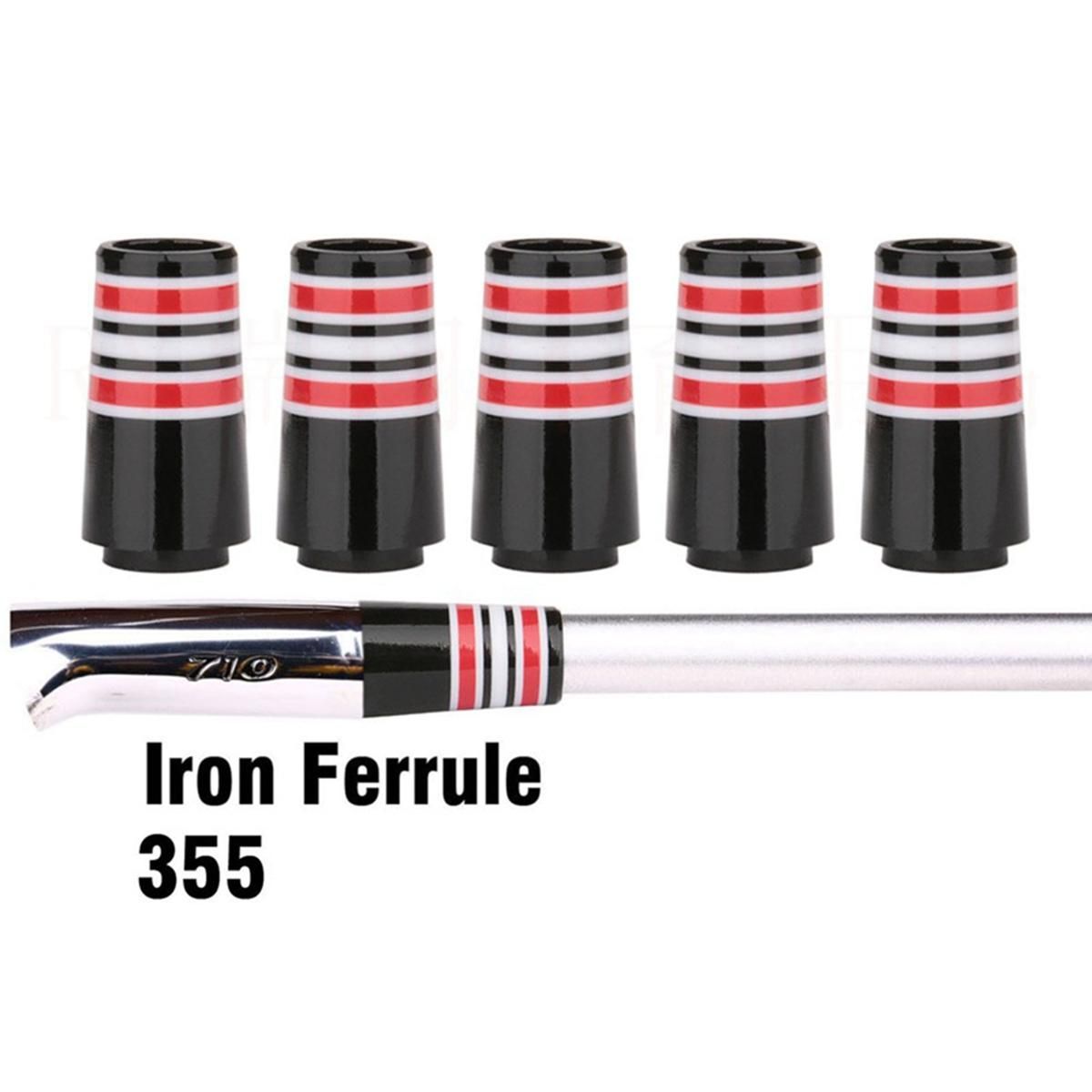 5Pcs Golf Ferrules for 0.355 Tip Irons Shaft Sleeve