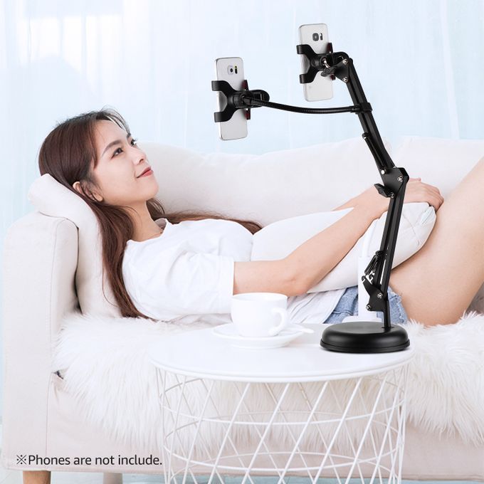 Extendable Cell Phone Holder Table Stand Lazy Bracket 360?