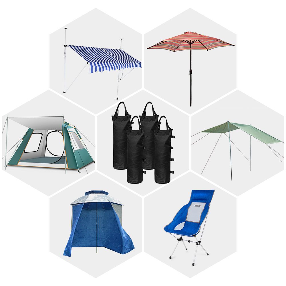 4pcs Sand Weight Bags Leg Weights For Pop Up Canopy Tent Sun