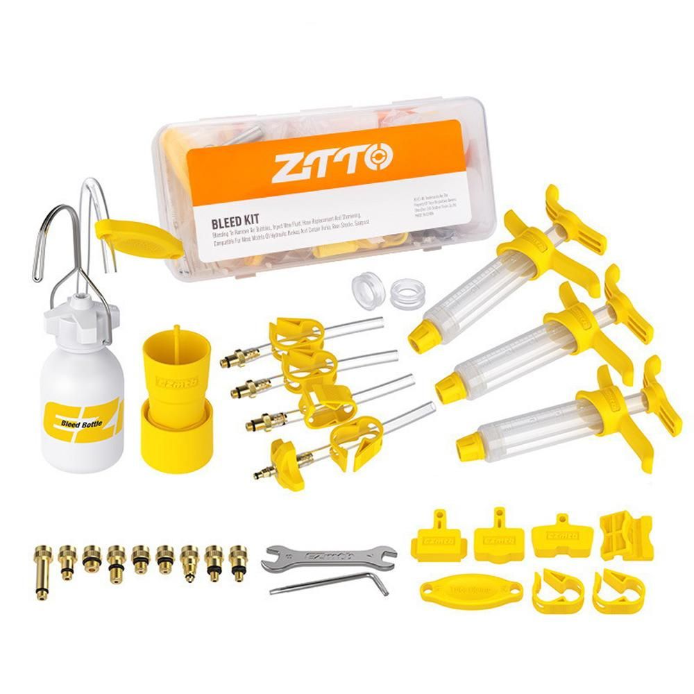 Universal Metal Connector Bicycle Disc Brake Oil Disc Oil Change and Oil Filling Tools Kit Bike Brake Repairing Tool