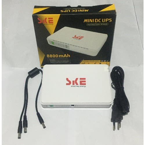 Mini DC UPS Portable Power Supply For Routers - CCTV - POS