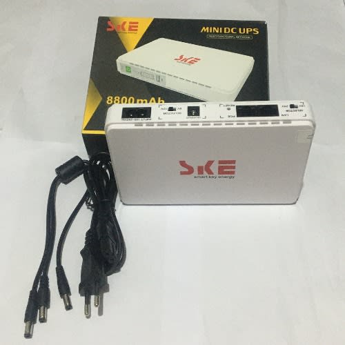 Mini DC UPS Portable Power Supply For Routers - CCTV - POS